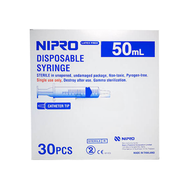 Nipro Luer Slip (1 กล่อง) กระบอกฉีดยา นิโปร ไซริงค์ Size1 3 5 10 (100pcs) 20 (50pcs) 50 ml (30pcs) ไ