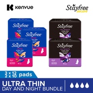 [Bundle of 5] Stayfree Ultra-Thin Cottony Night and Day