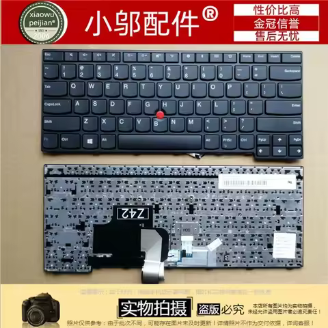 For Thinkpad Lenovo IBM E470 E475 E470C Laptop Keyboard Replacement US Layout Black