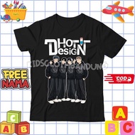 Free Children's T-shirt Name with Dhot Animation Logo Design Unisex Children's T-shirt with Dhot Cha