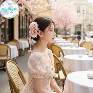 DayDayTo Colorful sel Hanfu Hair Accessories Chinese Style Hair Clip for Women Historical Costume Sh