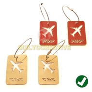 GANTUNGAN MERAH Red Airplane Keychain Type 737 Box Airplane Keychain