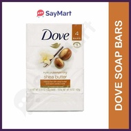 DOVE{E&SOAP^aBAR<X'4PCS{v'NOURISHING{x'CARE{p'SHEA{s'BUTTER