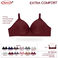 SOREX 9852 Extra Thin Foam Underwire Bra B Cup 2 Hooks Size 36 - 42 Cotton Bra