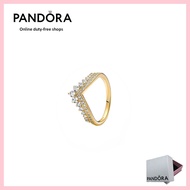 [Duty Free] PANDORA 100% AuthenticS925 Sterling Silver Jewelry ring[167736C01]Pandora Timeless Wish 