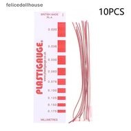 [felicedollhouse] PL-A Bearing Plastic Clearance Gauge Measuring Clearance Gauge 0.025-0.175 Mm Bear