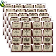 Bible Verse Stickers Book Shape Scripture Inspirational Sticker Bible Verse Motivational Faith Jesus