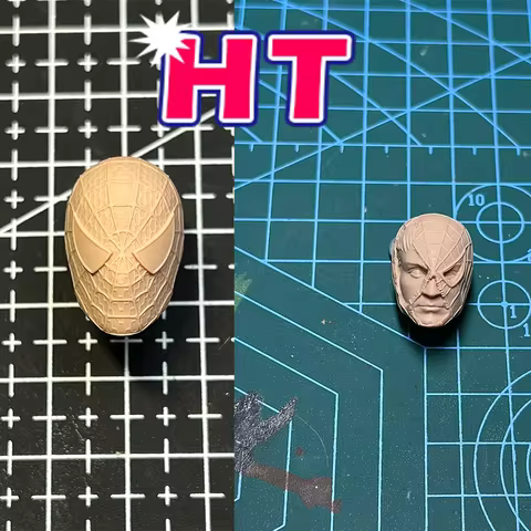 In Stock 1/12 Classic Rescue Hero Delicate Head Sculpt Original DIY DC Super Hero Carving Model Toys