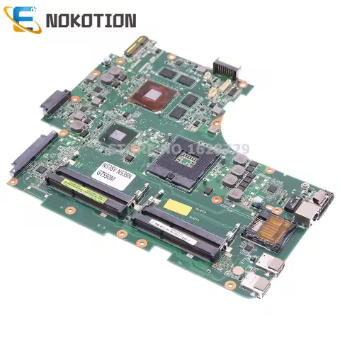 N53SV MAIN BOARD for ASUS N53SV N53SN Laptop Motherboard With 4 Memory Slot HM65 DDR3 With GT 550M 2