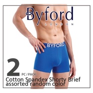 ByFord London 2 Cotton Spandex Shorty Brief (BUD5232S)