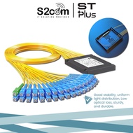 1 Split To 32 Fiber Optic PLC Splitter SM SC-UPC/APC &amp; APC/UPC &amp; UPC/UPC &amp; APC/APC Connector