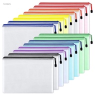 Document/file bag with zipper, A4 waterproof zip file compartment