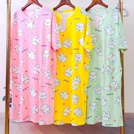 BAJU TIDUR WANITA PEREMPUAN PYJAMAS KARTON DRESS DUA POCKET