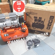 OV10-25 COMPRESSOR KOMPRESSOR OILLESS SILENT 1HP 1 HP 25 LITER SHARK