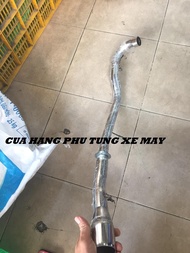 Cổ pô inox gắn Ex135 Ex150 Winner 150 Winner X Raider Fi Satria gắn lon pô độ họng 51mm
