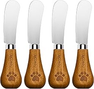 Standing Cheese Butter Spreader Knife Set 4 PCS Charcuterie Accessories Stainless Steel Vertical Spr