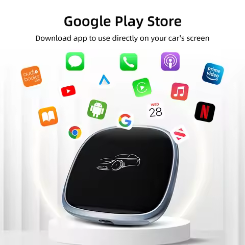 CarPlay Ai Box Android 13 QCM6115 8-Cores Wireless CarPlay Android Auto AI Adapter Magic Box 4G LTE 