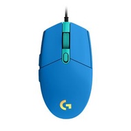羅技(Logitech) G102第二代LIGHTSYNC遊戲滑鼠-藍色 藍色