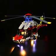 Light Kit 42145 Technic - Airbus H175 Rescue Helicopter (Only LED Light kit ,No blocks Model)