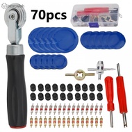 Keep your 2 wheeler or 4 wheeler ready for action with our 70Pcs Tire Repair Kit