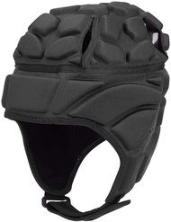 Adults Youth Kids Rugby Helmet Soft Shell Headgear 7v7 Soccer Goalie Foam Padded Head Protector Supp