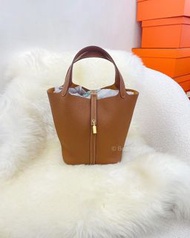 Hermes Picotin 18 Gold Ghw 金金