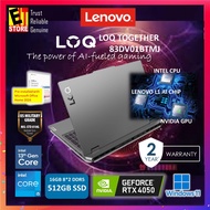 Lenovo Laptop LOQ AI Gaming (I5-13450HX/16GB/512GB/RTX4050 6GB /15.6 FHD 144HZ/OFF HOME 2024/W11/BAG