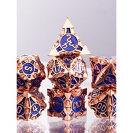 COC Metal Dice for Dungeons and Dragons Baldur's Gate COC Dungeon Dice Set TRPG Multifaceted Cthulhu