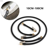 Reliable Copper Motorcycle Car Bike Tyre Inflator Extended Hose Air Pump Adapter