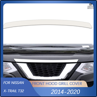Cefk ตะแกรงฝากระโปรงด้านหน้าเป็นสแตนเลสสตีลนิสสันโรกลิปมันตัดให้พอดีกับ X-Trail Xtrail T32 2014-2020