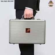 Vali Nhôm Đựng Xu Chơi Game 2 Màu Bạc Và Đen Cao Cấp Hàng Chính Hãng ( KHÔNG ĐI KÈM CHIP POKER )
