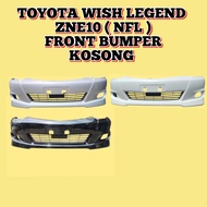 🇯🇵🇯🇵 Toyota Wish Legend ZNE10 NFL Front Bumper Kosong 03-08 Front Bumper / Bumper Depan Ori Japan