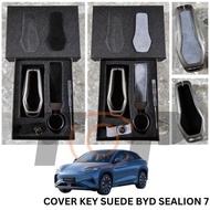 BYD SEALION 7 Premium Suede Alloy Key Cover - Car Key Protector Casing