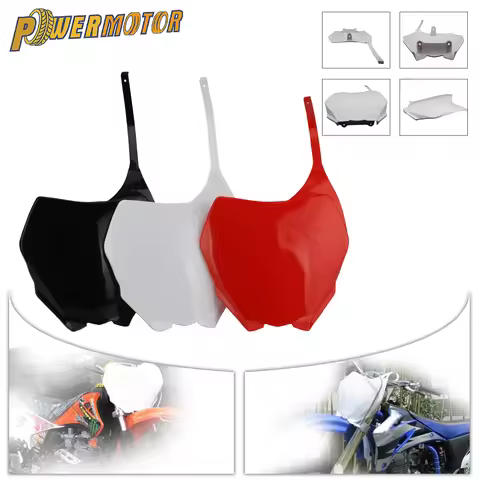 For Yamaha Motocross Number Board Plastic Number Plate YZ125 YZ250 2006 To 2014 YZ250F YZ450F WR250F