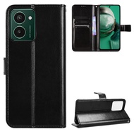 for HMD Skyline 5G Wallet Case Shockproof Cover Anti-lost Strap Stand Leather Case for HMD Fusion 5G