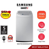 [𝙏𝙊𝙋 𝙎𝘼𝙇𝙀] Samsung 7KG Top Load Fully Auto Washing Machine | WA70H4000SG/FQ PWA (Mesin Cuci Washer Mesin Basuh 洗衣机)