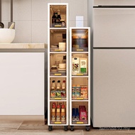 Clamshell Kitchen Multi-Layer Bathroom Locker Storage Cabinet Household Gap Cabinet Shelf Storage Ga