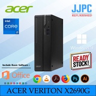 Acer Veriton VX2690G SFF Desktop PC Black I7-12700 Intel core W11Pro 16gb ram 1tb nvme