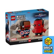 LEGO 40668 BrickHeadz Marvel Captain America & Red Hulk Figures Đồ chơi khối xây dựng