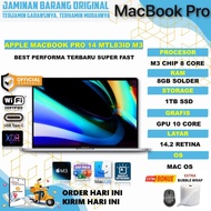 Promo Murah LAPTOP SLIM APPLE MACBOOK PRO 14 MTL83ID M3 RAM 8GB 1TB