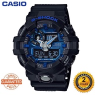 G-SHOCK GA-700 Black and Blue Wrist Watch Men Sport Quartz Watches Water-Proof Watch GA-710-1A2 fW65