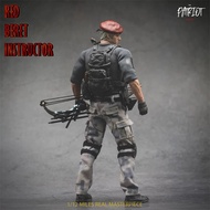 Ready Stock Patriot Patriot studio Red Beret Instructor Jack Lawsa 1/12 Movable