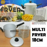 Maspion Deep Fryer • 18cm Multi Fryer • Multi-Purpose Potato Fryer