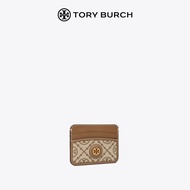 TORY BURCH กระเป๋าใส่บัตร TORY BURCH T MONOGRAM JACQUARD 88028