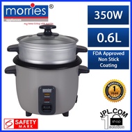 Morries 0.6L Rice Cooker W/Steamer MS-RC06