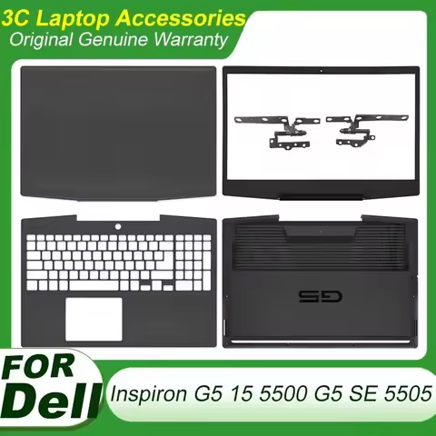 Laptop Case For Dell Inspiron G5 15 5500 G5 SE 5505 LCD Back Cover Hinges Front Bezel Top Lid Palmre
