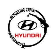 Car Logo Fuel Tank Cap Sticker Waterproof  Body Decals For Hyundai I10 Elantra ATF Accent Starex Tuc