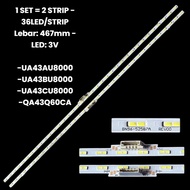 BACKLIGHT SAMSUNG.-UA43AU8000-UA43BU8000-UA43CU8000-QA43Q60CA