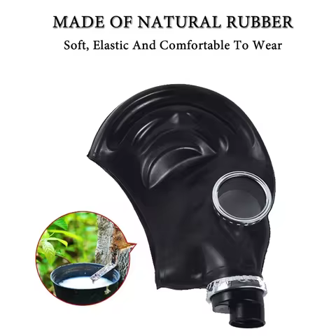 49/64 Type Full Face Respirator/R40 Air Tube/Multipurpose Painting Spray Pesticide Natural Rubber Ch