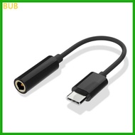 BUB 2 76in Type C to 3 5mm Auditory Adapter Cable Offering Clear Interference Resistant Auditory Sou